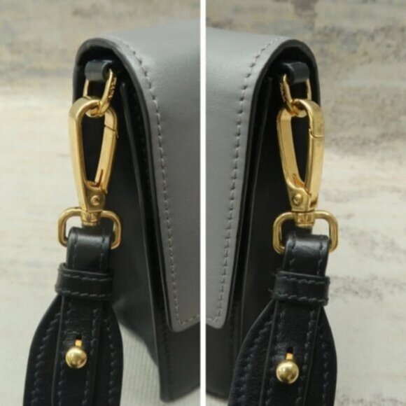 Authentic Prada Cahier Ribbon Mulitcolor Leather Shoulder Bag 550-100125 - Picture 5 of 12